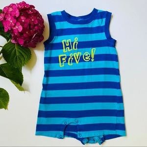 Koala Baby Blue sleeveless romper (18 mos)